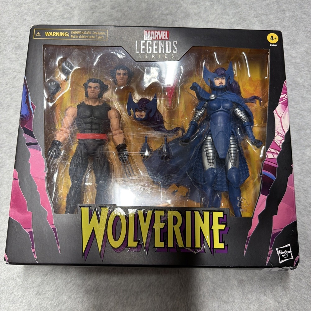 Marvel Legends Series Wolverine and Psylocke 50TH ANNIVERSARY Figures NEW